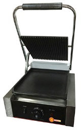 Horecatech RS571 - Piastra panini singola liscia/rigata
