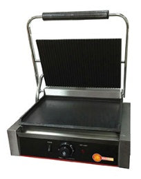 Horecatech RS572 - Piastra panini media liscia/rigata