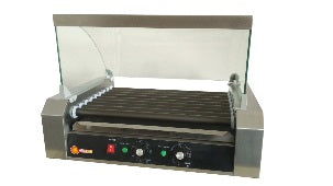 Horecatech RS586 - Macchina per hot dog a 9 rulli in teflon