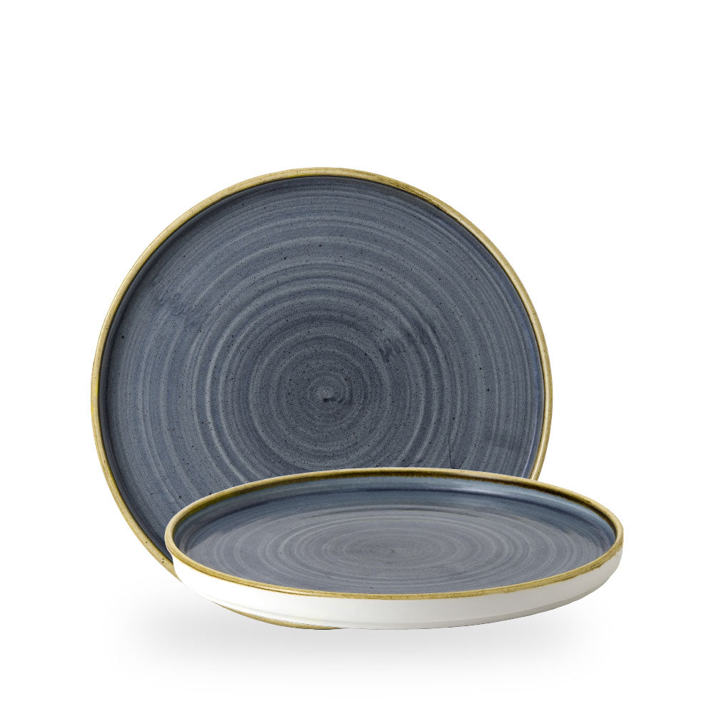 Stonecast Blueberry Piatto Walled10 2/8" Box 6 - SBBSWP261