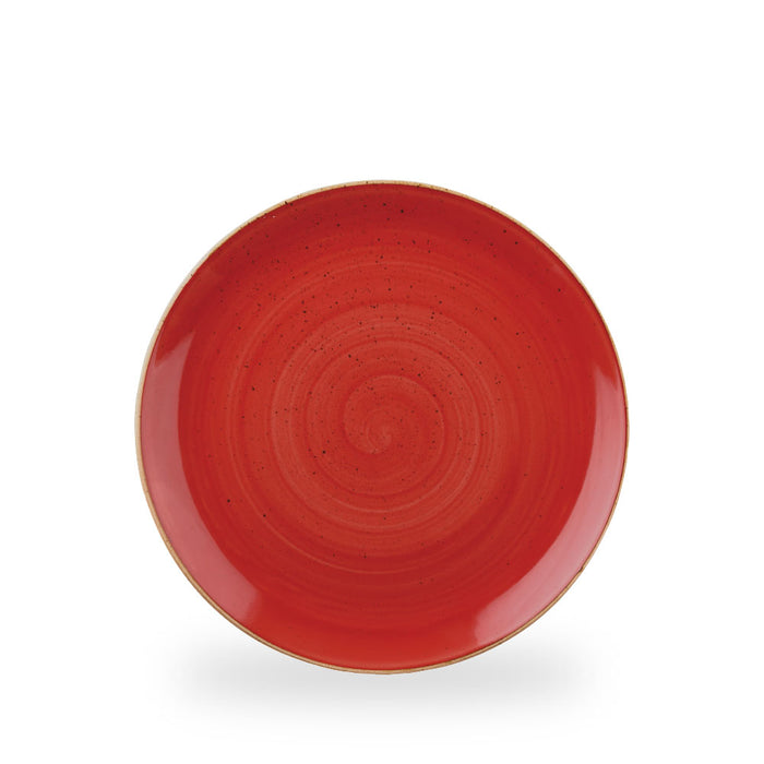 Stonecast Berry Red Evolve Piatto Piano Coupe 10.25" Box 12 - SBRSEV101