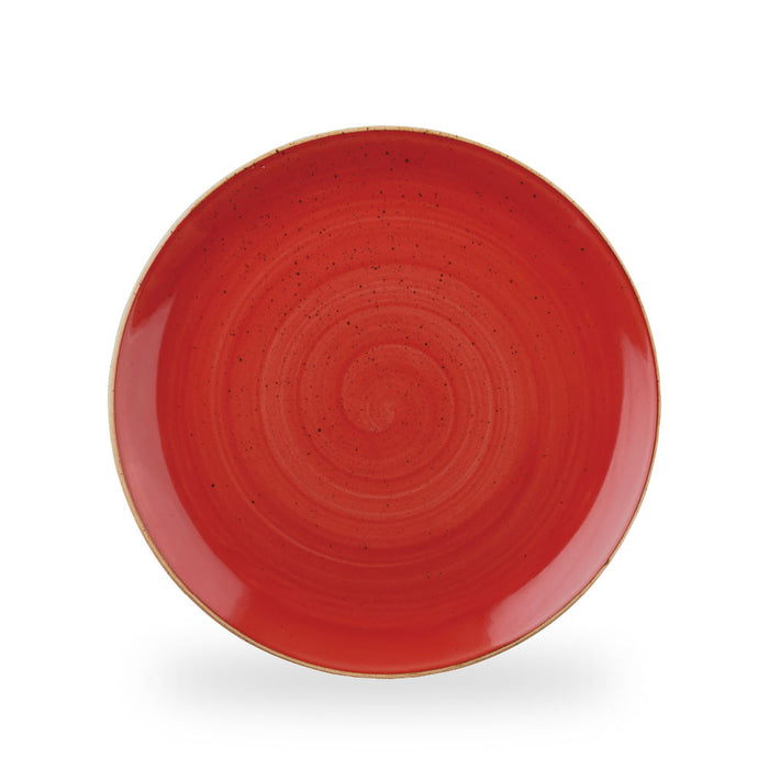 Stonecast Berry Red Evolve Piatto Piano Coupe 11.25" Box 12 - SBRSEV111