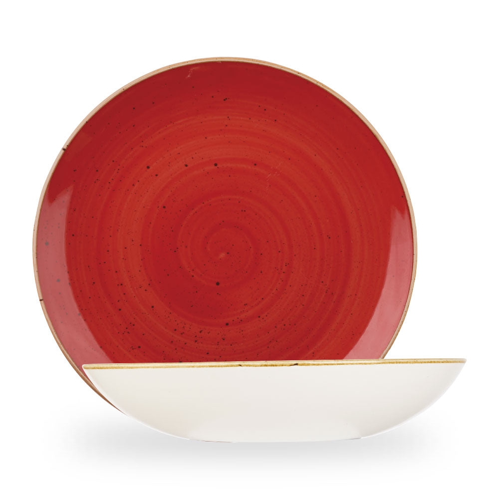 Stonecast Berry Red Piatto Fondo Grande12" Box 6 - SBRSPLC21