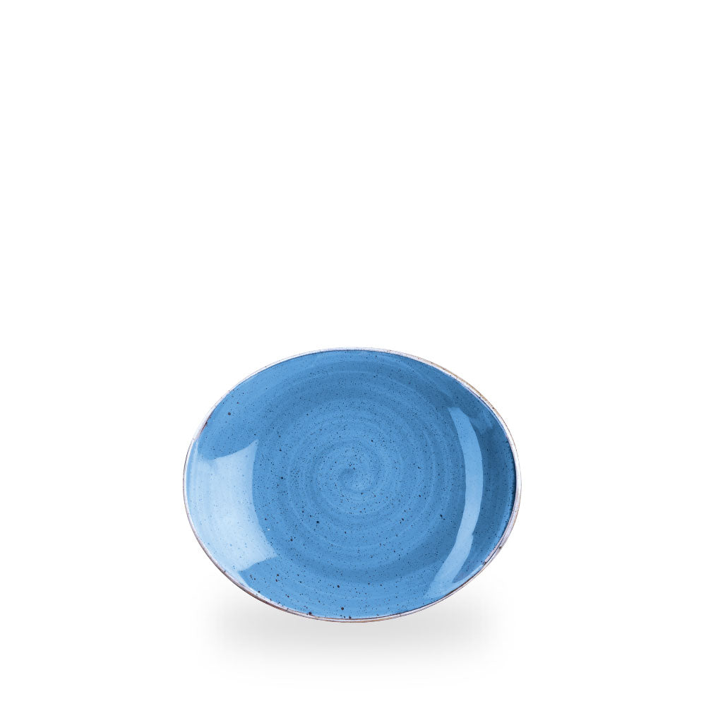 Stonecast Cornflower Blue Piatto Ovale 19.2Cm Box 12 - SCFSOP7 1