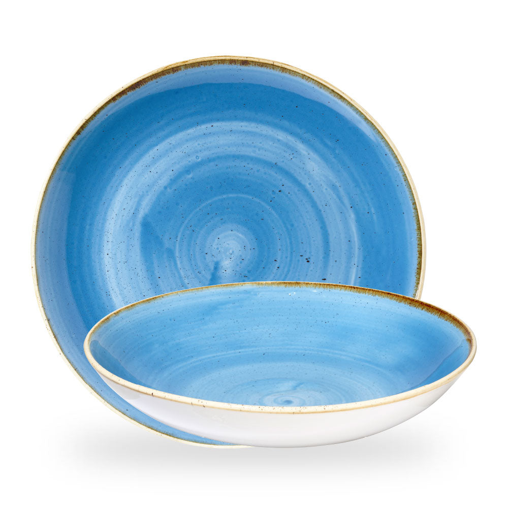 Stonecast Cornflower Blue Piatto Fondo Grande31Cm Box 6 - SCFSPLC21