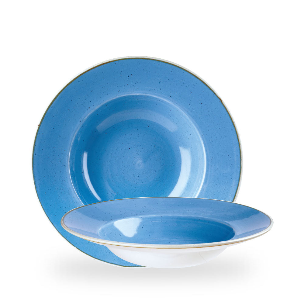 Stonecast Cornflower Blue Profile Piatto Pasta Bowl Largo 27.69Cm Box 12 - SCFSVWBL1