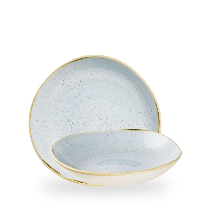 Stonecast Duck Egg Piatto Fondo Organic 25.3Cm Box 12 - SDESOGB11