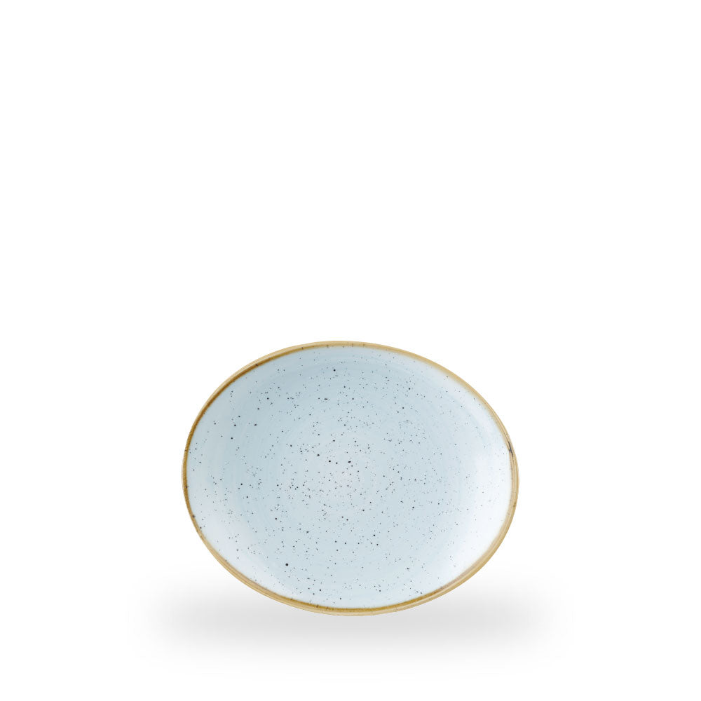 Stonecast Duck Egg Orbit Piatto Ovale Coupe 19.7Cm Box 12 - SDESOP7 1