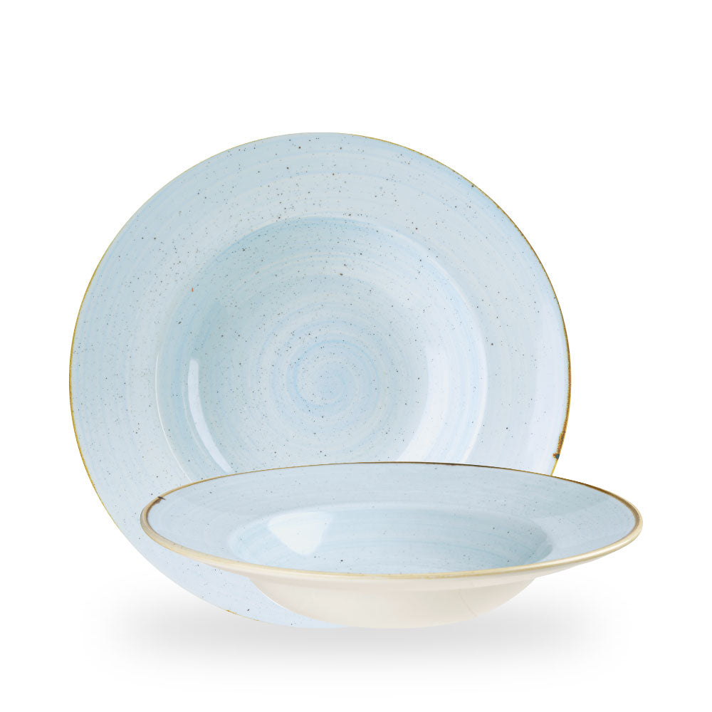 Stonecast Duck Egg Profile Piatto Fondo Con Falda Grande 10.90" Box 12 - SDESVWBL1