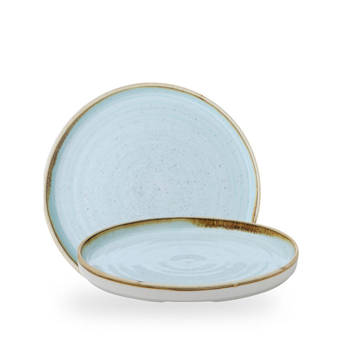 Stonecast Duck Egg Piatto Walled10 2/8" Box 6 - SDESWP261