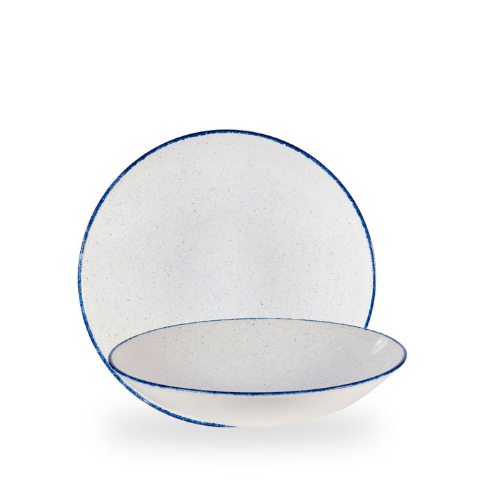 Stonecast Hints Indigo Coupe Buffet Coppetta 15.25" Box 4 - SHBIAC141