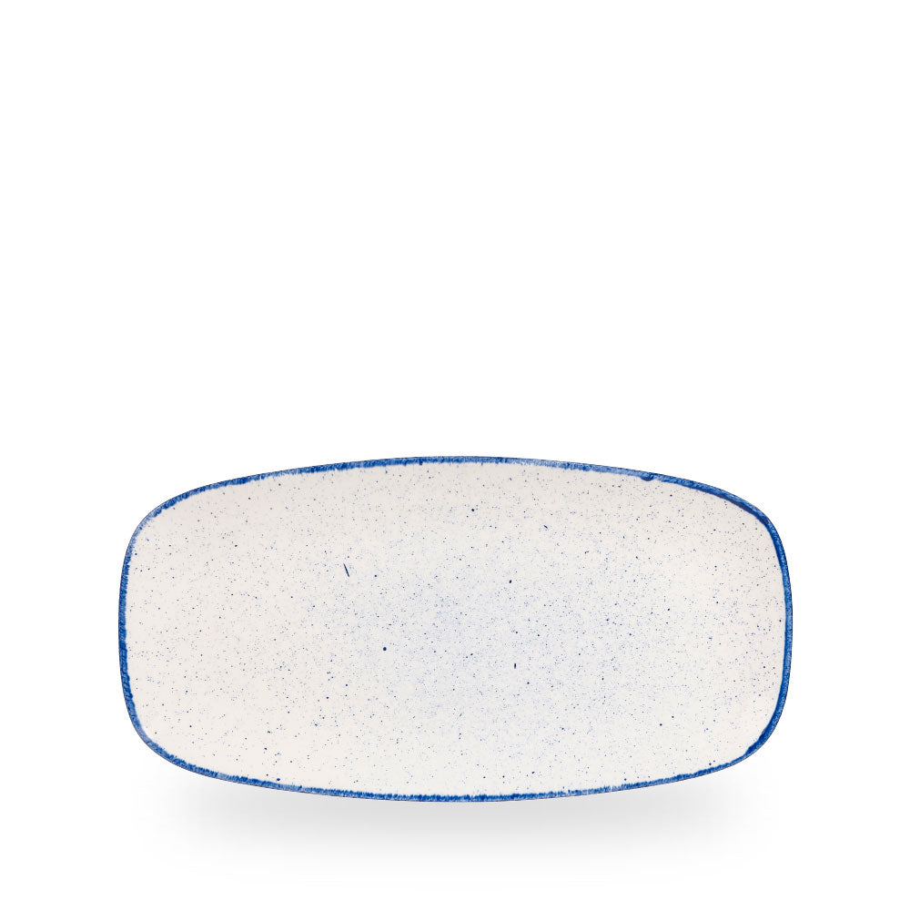 Stonecast Hints Indigo Piatto Rettangolare Chefs 11 3/4X6" Box 12 - SHBIXO111