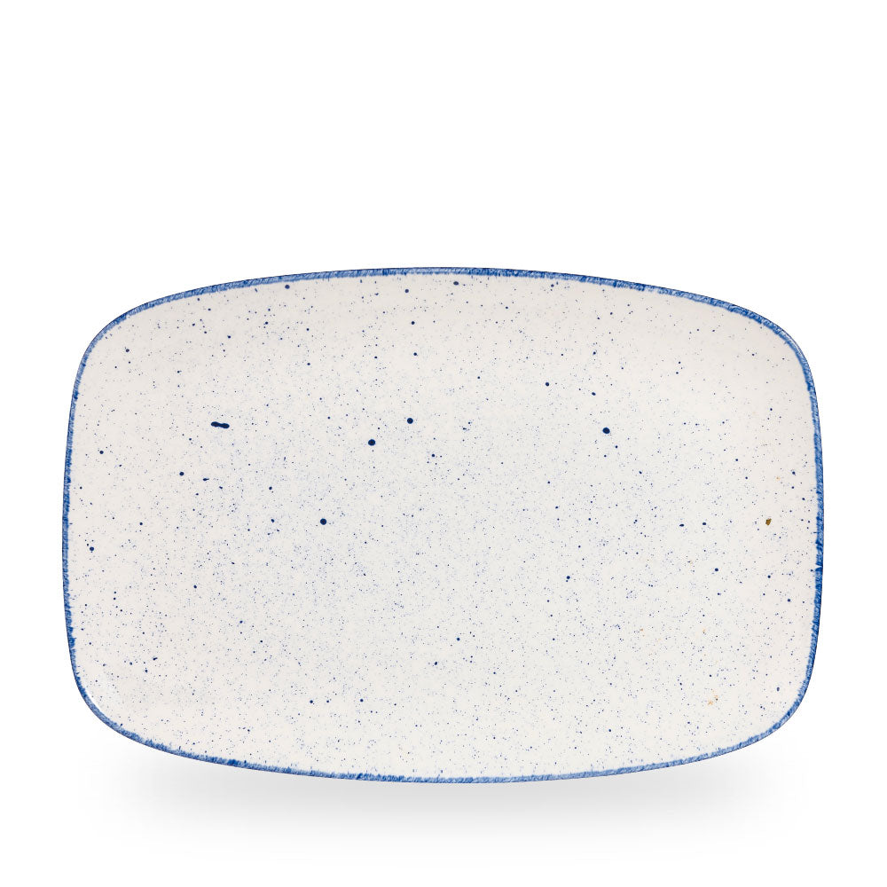 Stonecast Hints Indigo Piatto Rettangolare Chefs 13 1/2" X 9 1/4" Box 6 - SHBIXP141