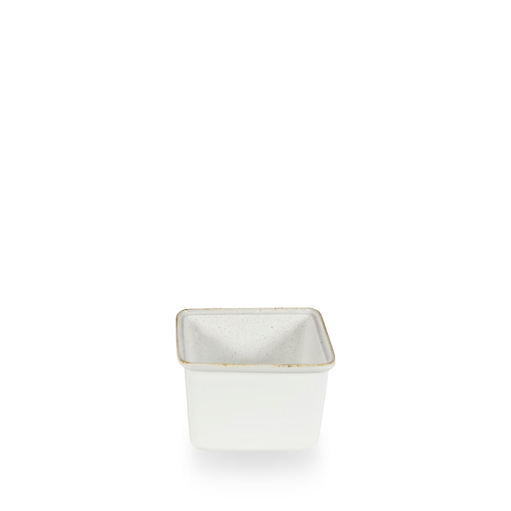 Stonecast Hints Barley White Small Casserole Dish 7X6 1/2X4 1/2" Box 4 - SHWHRCD 1