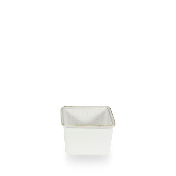 Stonecast Hints Barley White Small Casserole Dish 7X6 1/2X4 1/2" Box 4 - SHWHRCD 1