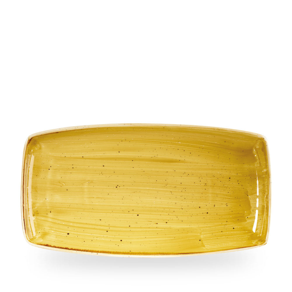 Stonecast Mustard Piatto Rettangolare 34.5Cm Box 6 - SMSSOP141