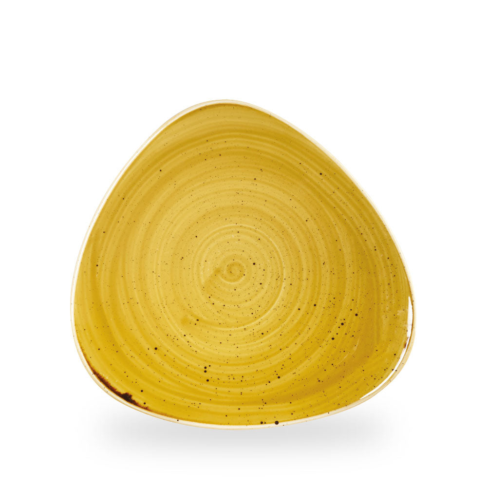 Stonecast Mustard Piatto Triangolare 10 1/2" Box 12 - SMSSTR101