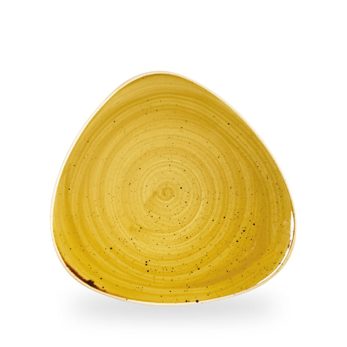 Stonecast Mustard Piatto Triangolare 10 1/2" Box 12 - SMSSTR101