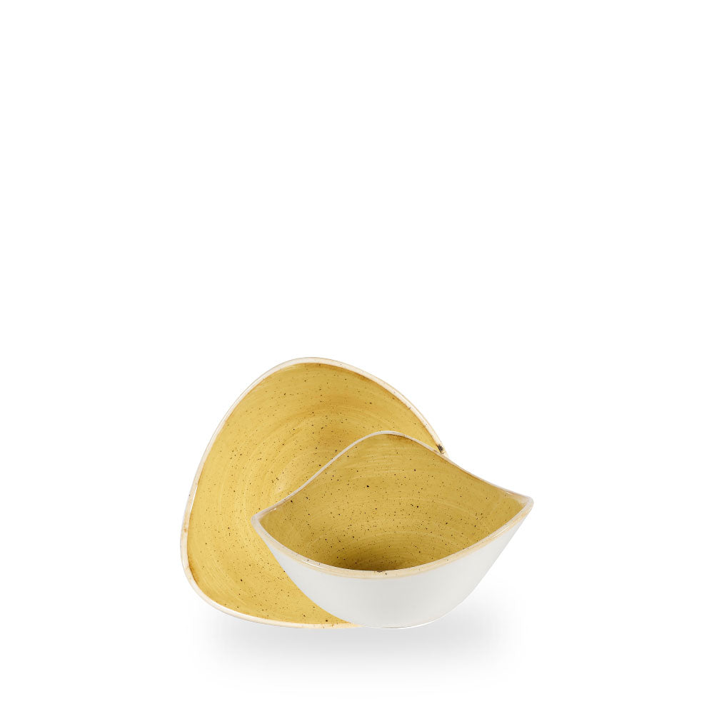 Stonecast Mustard Coppetta Triangolare 15.3Cm Box 12 - SMSSTRB61