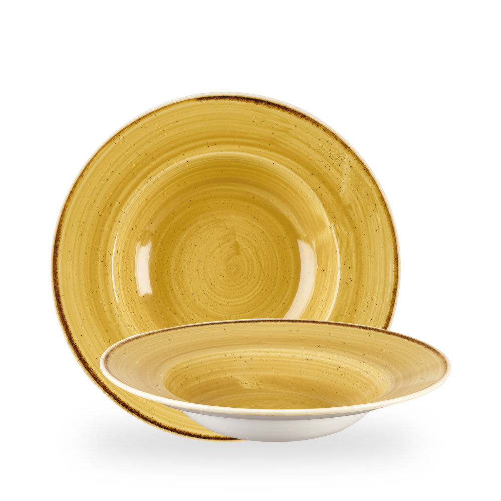 Stonecast Mustard Profile Piatto Pasta Bowl Largo 27.69Cm Box 12 - SMSSVWBL1