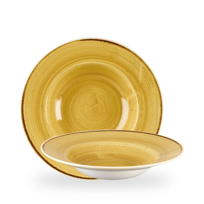 Stonecast Mustard Profile Piatto Pasta Bowl Largo 27.69Cm Box 12 - SMSSVWBL1
