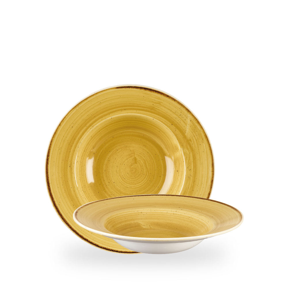 Stonecast Mustard Profile Piatto Fondo Con Falda Media 23.88Cm Box 12 - SMSSVWBM1