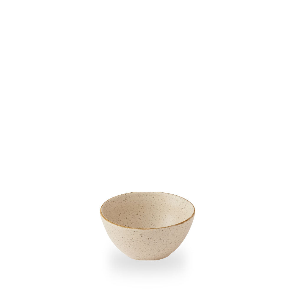 Stonecast Nutmeg Cream Snack Bowl 14Oz Box 12 - SNMSBS141