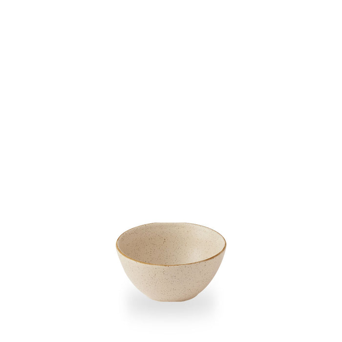 Stonecast Nutmeg Cream Snack Bowl 14Oz Box 12 - SNMSBS141