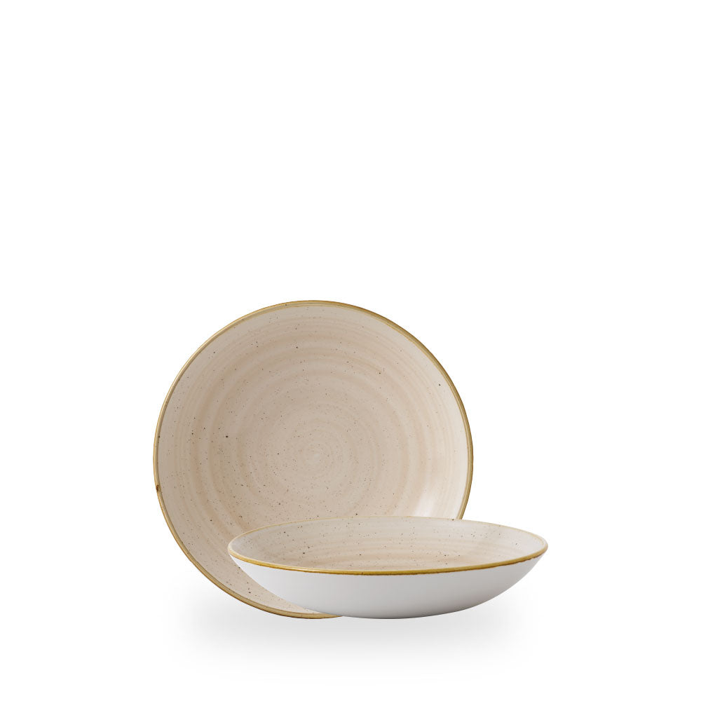 Stonecast Nutmeg Cream Evolve Coppetta Coupe 7.25" Box 12 - SNMSEVB71