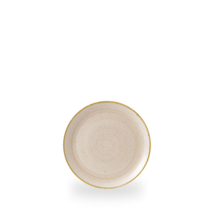 Stonecast Nutmeg Cream Evolve Piatto Piano Coupe 6.5" Box 12 - SNMSEVP61