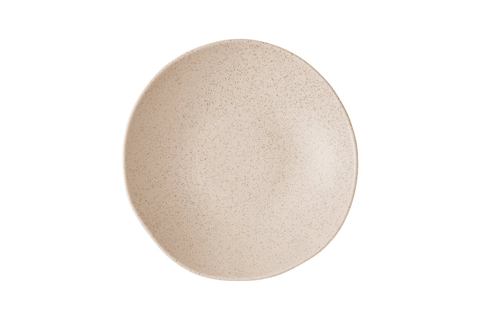 Stonecast Nutmeg Cream Natural Organic Coupe Bowl 9 7/8" Box 6 - SNMSPB251
