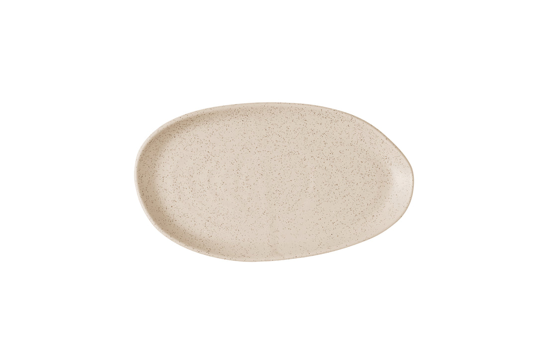 Stonecast Nutmeg Cream Natural Organic Platter 10 1/4 X 5 7/8 Box 6 - SNMSPLA21