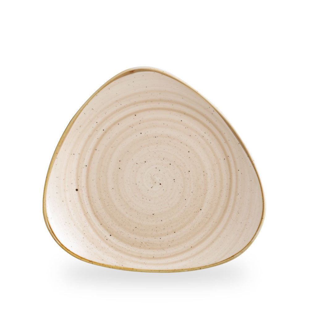 Stonecast Nutmeg Cream Piatto Triangolare 10" Box 12 - SNMSTR101