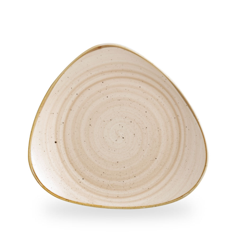 Stonecast Nutmeg Cream Piatto Triangolare 12" Box 6 - SNMSTR121