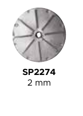 Horecatech SP2274 - Disco per grattuggiare 2 mm
