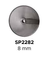 Horecatech SP2282 - Disco per affettare in alluminio 8 mm (una lama)