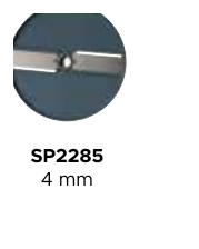 Horecatech SP2285 - Disco per affettare in nylon 4 mm (due lame)