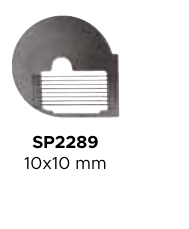 Horecatech SP2289 - Disco per taglio patate fritte 10x10 mm