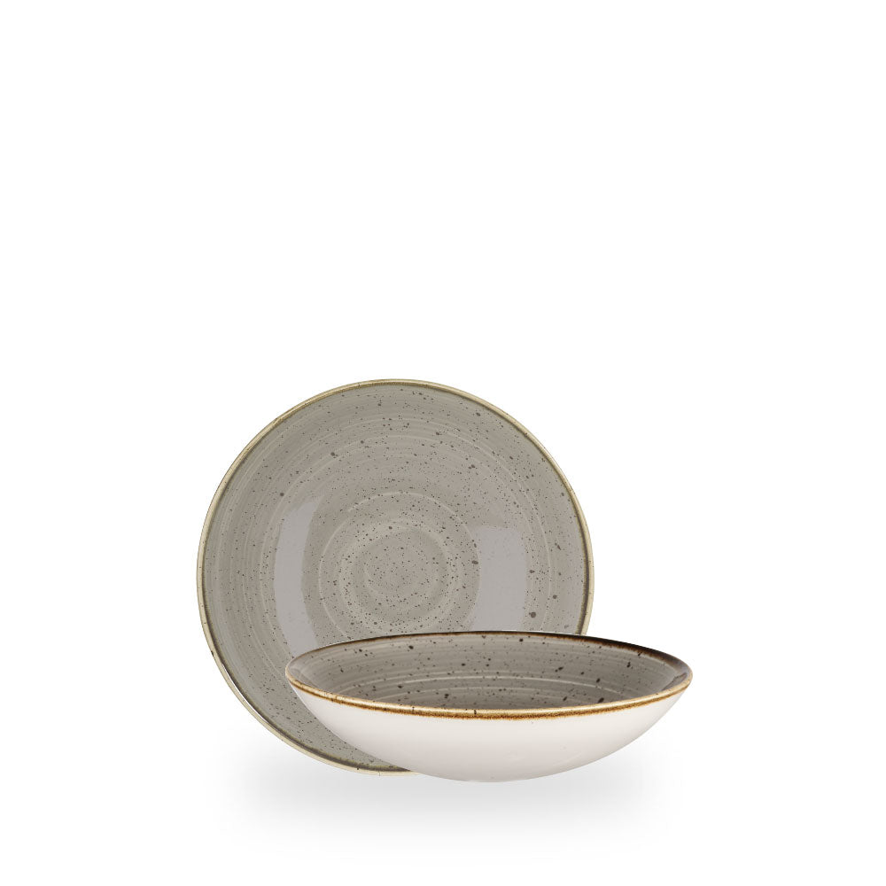 Stonecast Grey Coppetta Coupe 18.2Cm Box 12 - SPGSEVB71