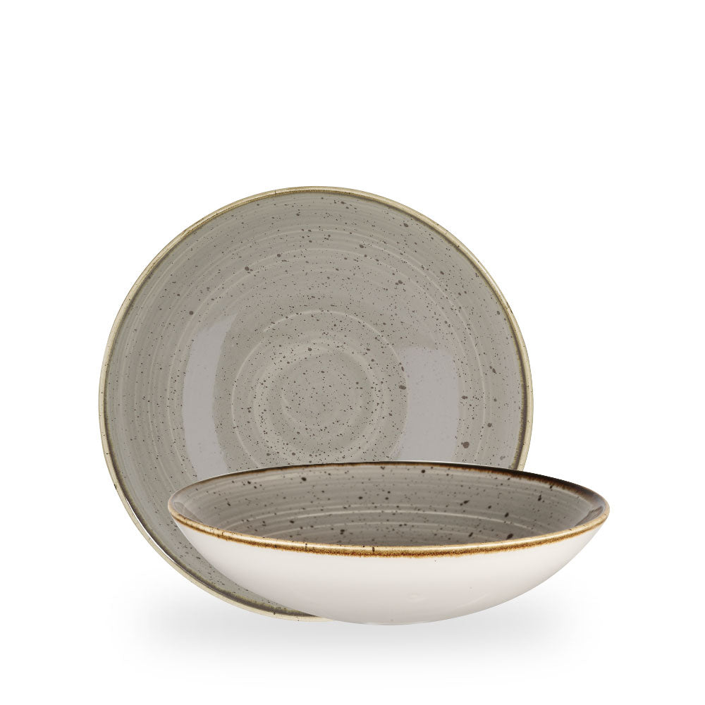 Stonecast Grey Evolve Coppetta Coupe 24.8Cm Box 12 - SPGSEVB91