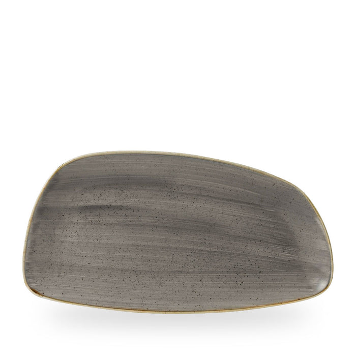 Stonecast Grey Chefs Geo Piatto 13 3/4X7 1/4" Box 6 - SPGSGE351