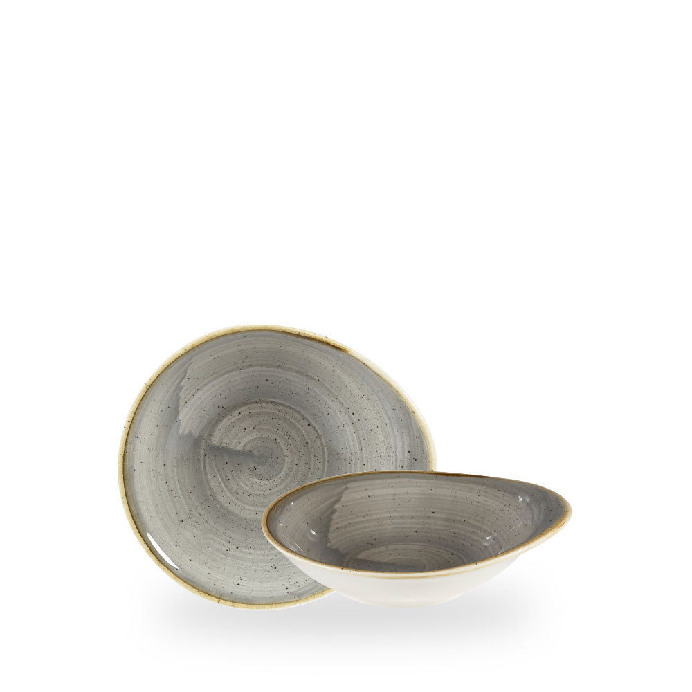 Stonecast Grey Ciotolina Con Manico 7 2/8X6.5" Box 12 - SPGSID7 1