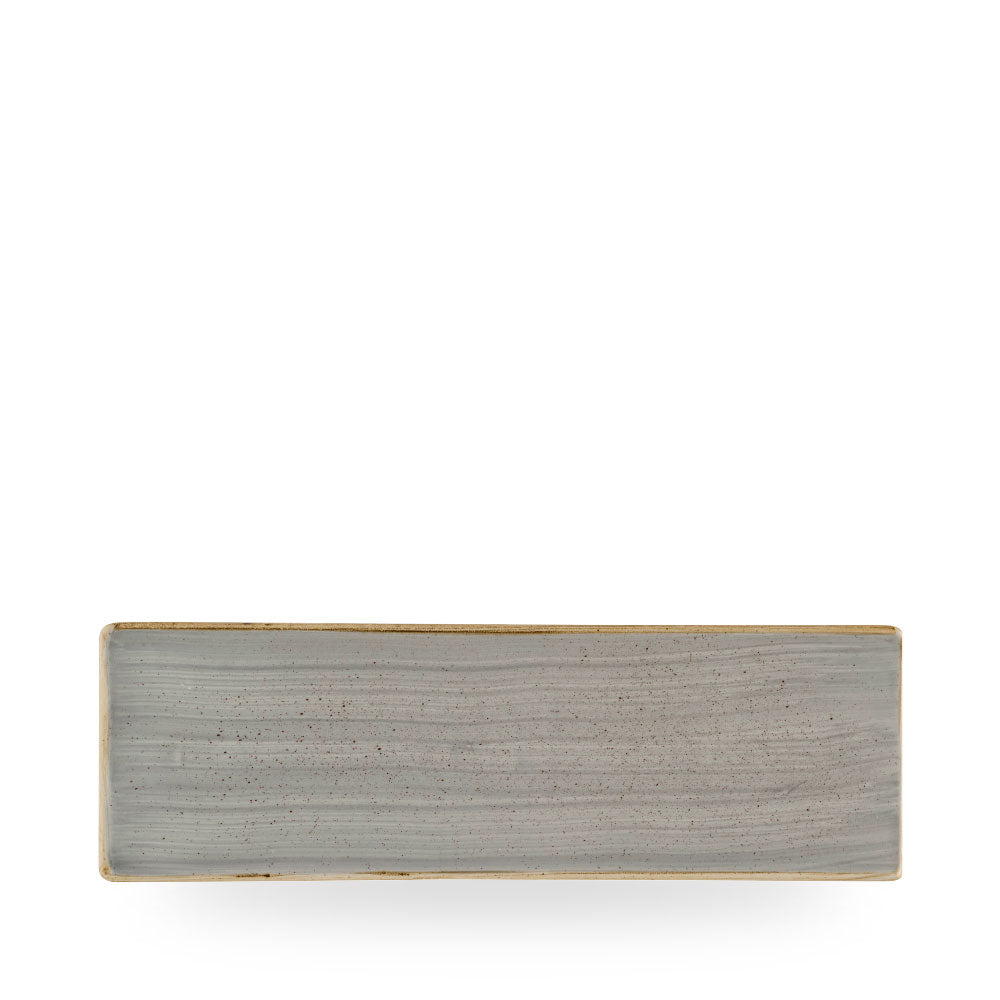 Stonecast Grey Piatto Rettangolare 33X11Cm Box 6 - SPGSOF331