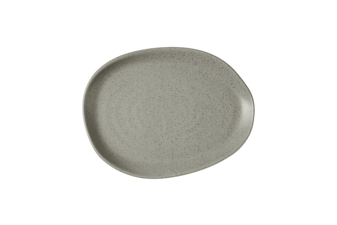 Stonecast Grey Natural Organic Platter 10 1/4 X 7 7/8 Box 6 - SPGSPLA31