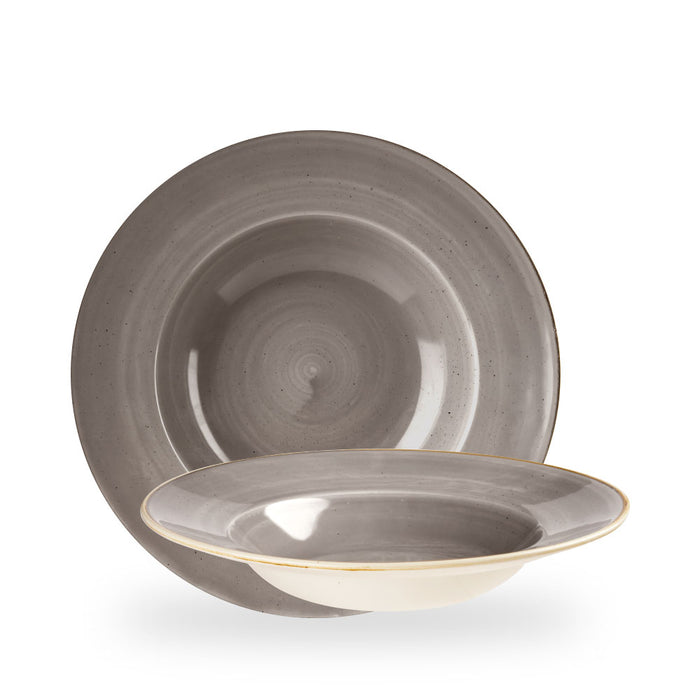 Stonecast Grey Profile Piatto Pasta Bowl Largo 27.69Cm Box 12 - SPGSVWBL1