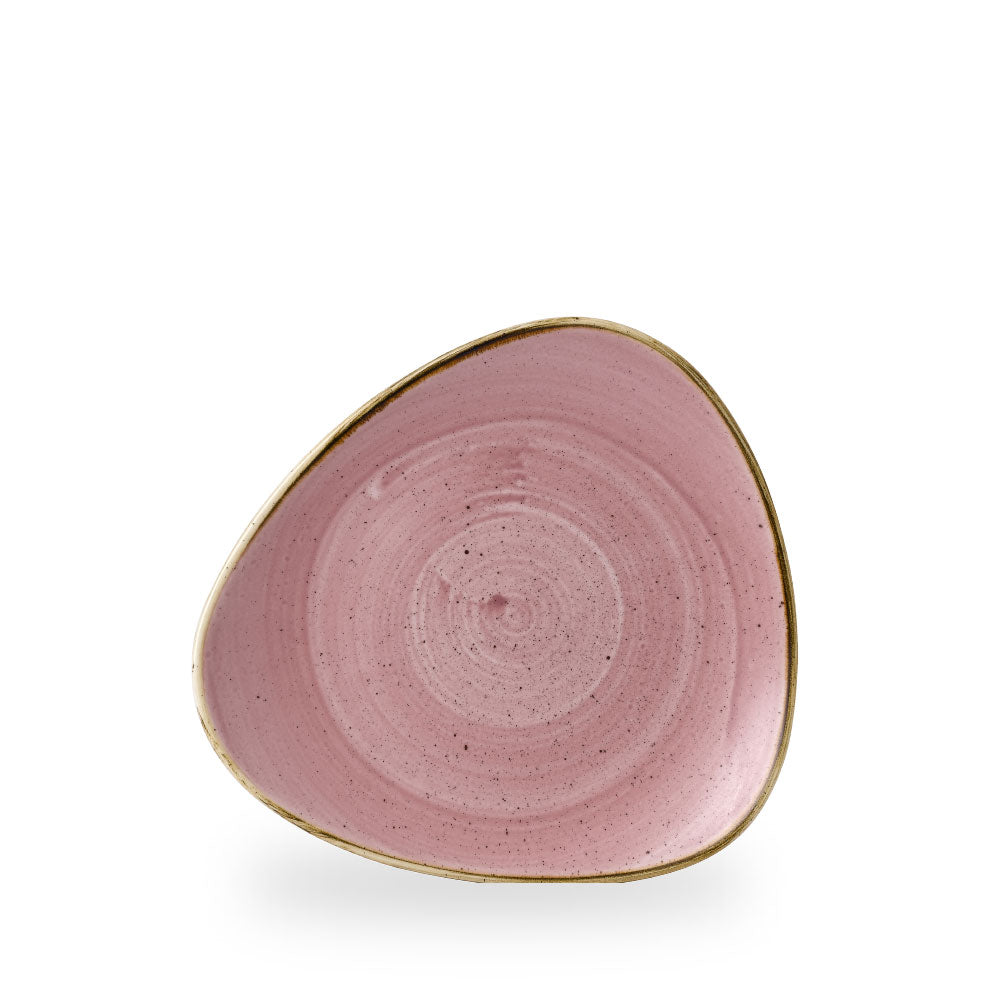 Stonecast Petal Pink Piatto Triangolare 9" Box 12 - SPPSTR9 1