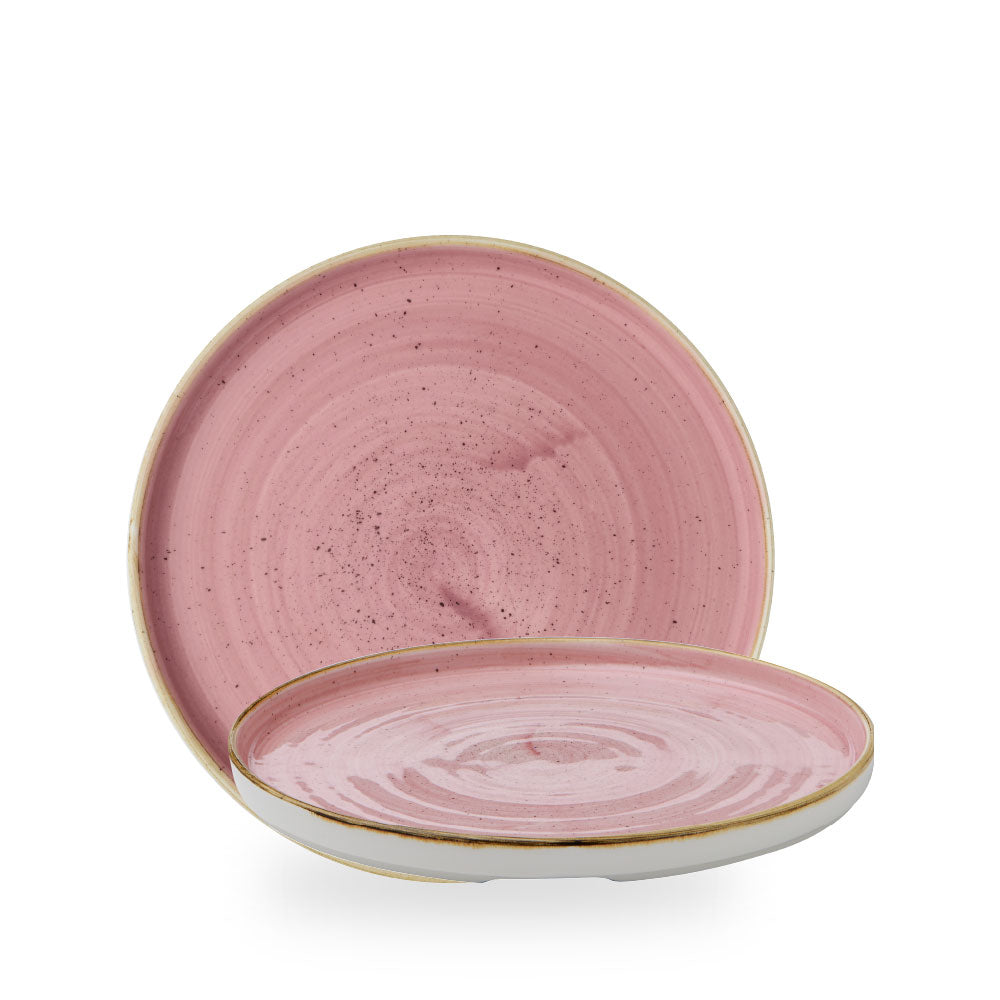 Stonecast Petal Pink Piatto Walled10 2/8" Box 6 - SPPSWP261
