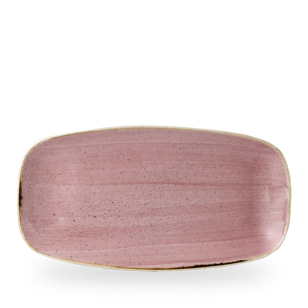 Stonecast Petal Pink Piatto Rettangolare Chefs 13 7/8X7 3/8" Box 6 - SPPSXO141