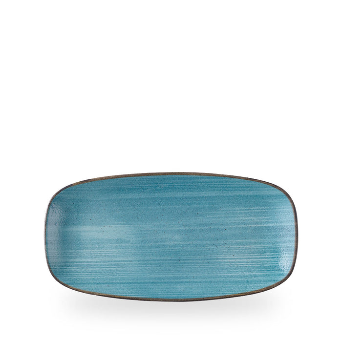Stonecast Raw Teal Piatto Rettangolare Chefs 11 3/4X6" Box 12 - SRBEXO111