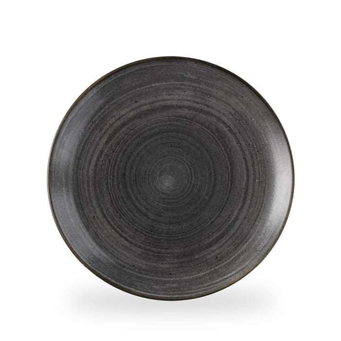 Stonecast Raw Black Evolve Piatto Piano Coupe 11.25" Box 12 - SRBLEV111